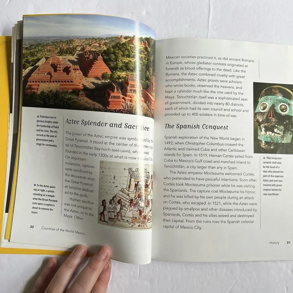 National Geographic Countries of the World Mexico By Beth Gruber Paperback Book